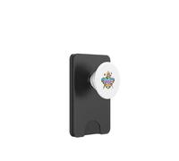 Masonic_symbol with"A Mason's_Wife with_flowers"S&C PopSockets PopWallet for MagSafe