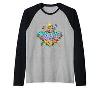 Masonic_symbol with"A Mason's_Wife with_flowers"S&C Raglan Baseball Tee