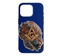 Masonic_symbol with "a mighty_tiger", freemason S&C Case for iPhone 16 Pro