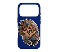 Masonic_symbol with "a mighty_tiger", freemason S&C Case for iPhone 17 Pro