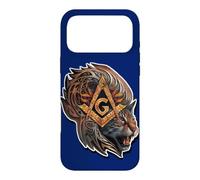 Masonic_symbol with "a mighty_tiger", freemason S&C Case for iPhone 17 Pro Max