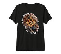 Masonic_Symbol with a Mighty_Tiger, Freemason S&C Premium T-Shirt