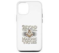 Masonic_symbol with"beyond the_rituals, masonic_virtues"S&C Case for iPhone 12/12 Pro