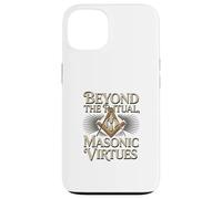 Masonic_symbol with"beyond the_rituals, masonic_virtues"S&C Case for iPhone 13