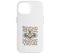 Masonic_symbol with"beyond the_rituals, masonic_virtues"S&C Case for iPhone 14