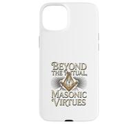 Masonic_symbol with"beyond the_rituals, masonic_virtues"S&C Case for iPhone 15 Plus