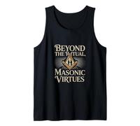 Masonic_symbol with"beyond the_rituals, masonic_virtues"S&C Tank Top
