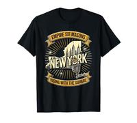Masonic_symbol with"Empire_state_masons of NY"NY_S&C T-Shirt