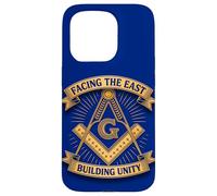 Masonic_symbol with"Facing the_East,Building Unity"S&C Case for iPhone 15 Pro