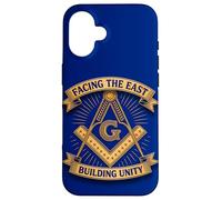 Masonic_symbol with"Facing the_East,Building Unity"S&C Case for iPhone 16