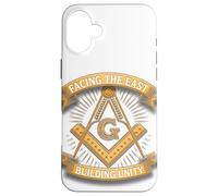 Masonic_symbol with"Facing the_east, building unity"S&C Case for iPhone 16 Plus