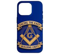 Masonic_symbol with"Facing the_East,Building Unity"S&C Case for iPhone 16 Pro