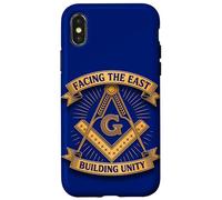 Masonic_symbol with"Facing the_East,Building Unity"S&C Case for iPhone X/XS