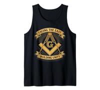 Masonic_symbol with"Facing the_east, building unity"S&C Tank Top