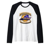 Masonic_symbol with"Founders, Brothers, Virginians"S&C Raglan Baseball Tee