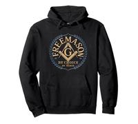 Masonic_symbol with"Freemason_by_choice, Not by Birth"S&C Pullover Hoodie