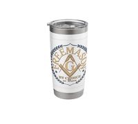 Masonic_Symbol with Freemason_by_Choice, Not by Birth S&C Stainless Steel Insulated Tumbler
