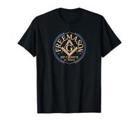 Masonic_symbol with"Freemason_by_choice, Not by Birth"S&C T-Shirt