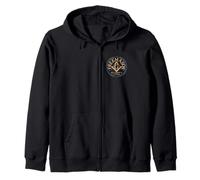 Masonic_symbol with"Freemason_by_choice, Not by Birth"S&C Zip Hoodie