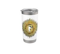 Masonic_Symbol with G with Light Emitting Rays_Light S&C Stainless Steel Insulated Tumbler