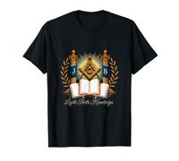 Masonic_symbol with"Light_Truth_,knowledge"S&C T-Shirt