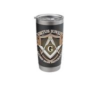 Masonic_Symbol with mors_Non separabit S&C Stainless Steel Insulated Tumbler