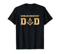 Masonic World's Greatest Dad, Father's Day Gift Freemason T-Shirt