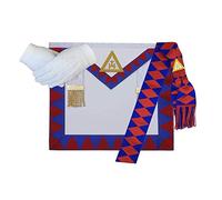 MasonicDirect Royal Arch Companion Apron and Sash & Gloves (Lambskin)