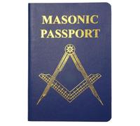 MasonicMan Masonic Passport For Recording Visits to New Freemasonry Lodge Single