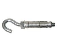 Masonmate 0865H8 Hook Bolt Shield Anchor M8 50 Mamsahm8