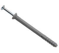 Masonmate 6 X 70mm Nylon Hammer-In Fixings - Box Of 100 For Effortless Diy Projects