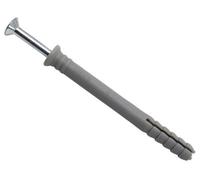 Masonmate 8 X 80mm Nylon Hammer-In Fixings - Box Of 100 For Durable Construction Projects