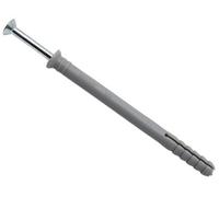 Masonmate 8X100mm Nylon Hammer-In Fixings - 100 Pack For Secure Installations