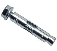 Masonmate Heavy-Duty M8 X 40mm Hex Nut Sleeve Anchors - 100 Pack For Concrete & Masonry Projects