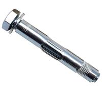 Masonmate MAMSALB1280Z Sleeve Anchor L-Bolt Box 25 Hex Zp M12X80