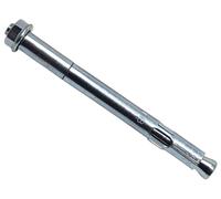 MasonMate MAMSAM885 Hex Nut Sleeve Anchor M8 x 85mm (50) Bolts, Silver