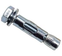 Masonmate M10 X 45mm Hex Loose Bolt Sleeve Anchors - 50 Pack Durable Masonry Fasteners