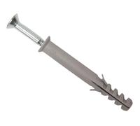 MasonMate MAMFF860 Nylon Frame Fixing 8 60mm Box of 100 Hammer, Grey