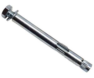 MasonMate MAMLSAM10100 Hex Loose Bolt Sleeve Anchor M10 x 100mm (50), Silver