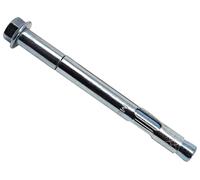 MasonMate MAMSAM12129 Hex Nut Sleeve Anchor M12 x 129mm (25) Bolts, Silver