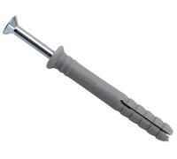 MasonMate MAMHF860 Nylon Hammer-in Fixing 8 60mm Box of 100, Grey