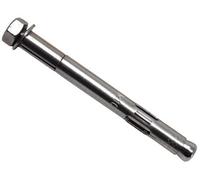 Masonmate Stainless Steel Hex Nut Sleeve Anchors M10 X 97mm - 25 Pack For Concrete And Masonry Projects