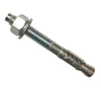 MasonMate Zinc Plated Through Bolt M8 x 120mm - Box of 100