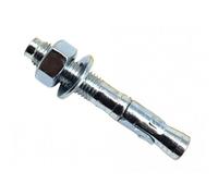 Masonmate Zinc Plated Through Bolt Zinc Plated (M16 X 105mm (25))