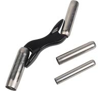 Masonry Brick Jointer Tool Kit Including 4 Size Steel Jointers with Comfortable Handle and Storage Cover for Wall and for Mortar Joints(is Black) Practical Design and Durable