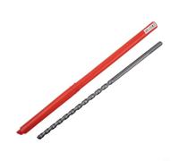 Masonry Concrete Drill Bit Set 300mm Long with Triangle Shank 6 8 10 12 16mm Sizes High Carbon Steel Plus Carbide Tip for Drilling for Light Concrete Limestone (12x350mm)