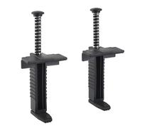 Masonry Line Blocks, Brick Laying Tools 2PCS Masonry Tools Masonry Tools, for Building Construction Fixture (Black)