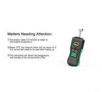 Masonry up Meter Non-Destructive Wood Inductive Concrete Having Backlit LCD for Moisture Testing to 40mm Depth Spherical Sensor for Sur