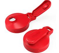 Masontops Multi Top - 2 Pack - Regular Mouth Mason Jar Lids with Easy Pour Spout and Flip Cap - Sip, Pour, Store & More - Lid Accessories for Mason Jars