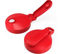 Masontops Multi Top - 2 Pack - Wide Mouth Mason Jar Lids with Easy Pour Spout and Flip Cap - Sip, Pour, Store & More - Lid Accessories for Mason Jars